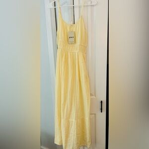 Pact Sunny Yellow Kids Casual Dress
